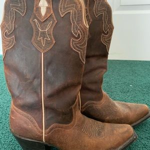 Leather Cowgirl Boots
